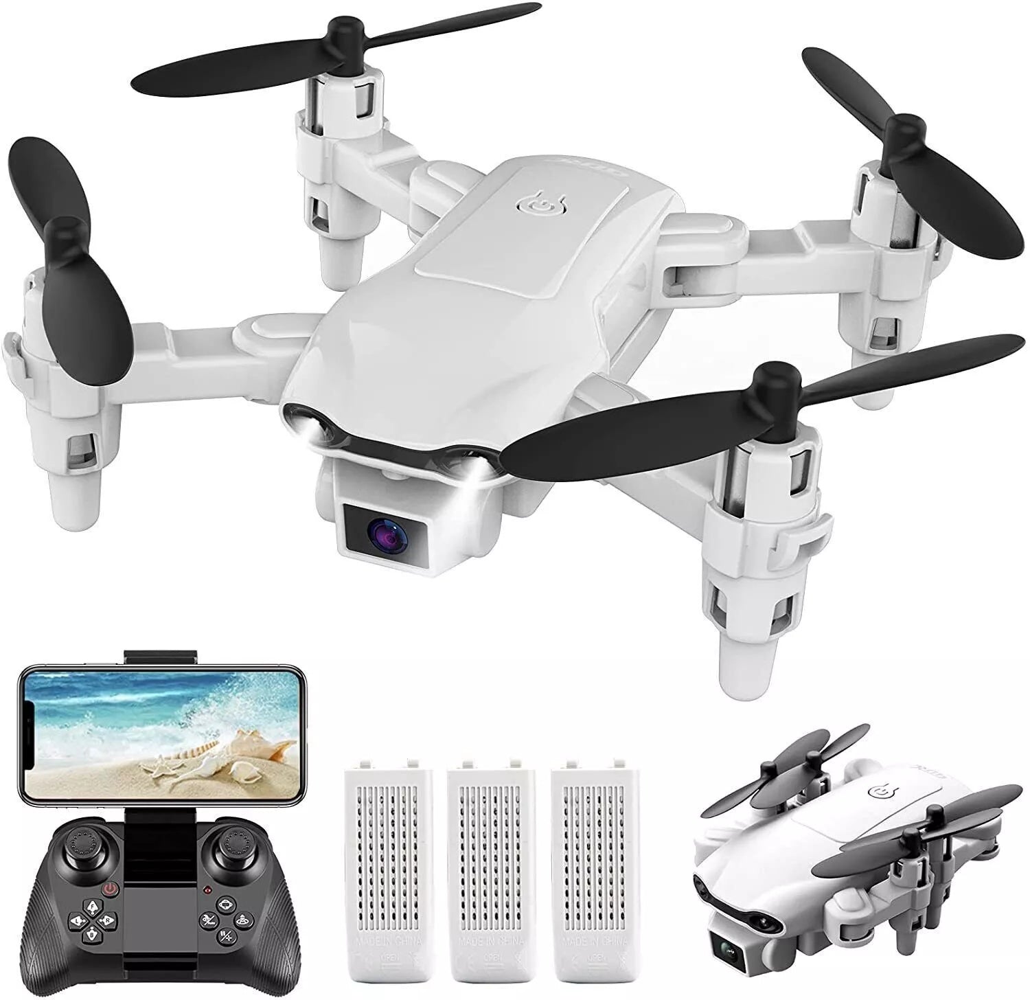 V9 Mini Foldable Drone 720P HD Camera RC Quadcopter for Kids