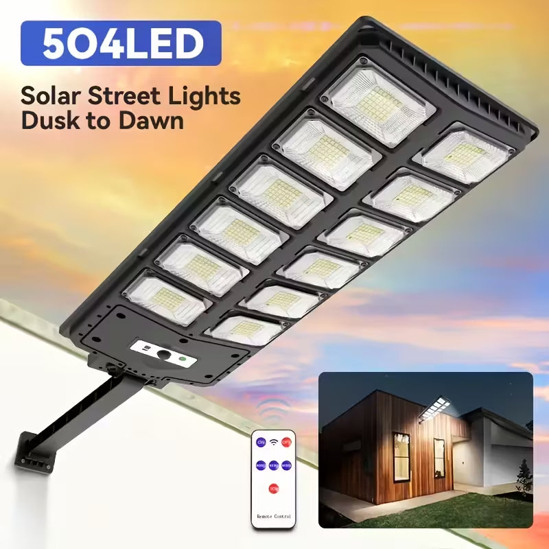 800W Solar Street Light 80000LM Waterproof LED Outdoor Lamp