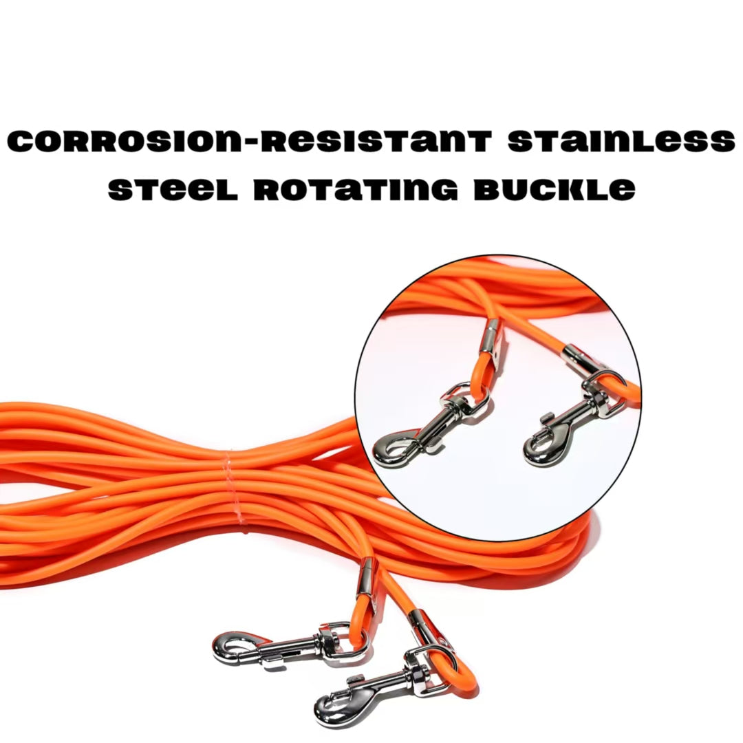 Ground Stake Dog Leash for Secure Outdoor Freedom and Play