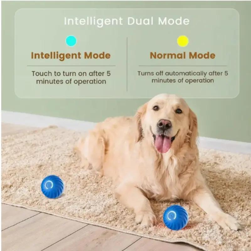 Interactive Pet Bounce Ball Toy for Dogs & Cats – Durable Bouncy Play Ball
