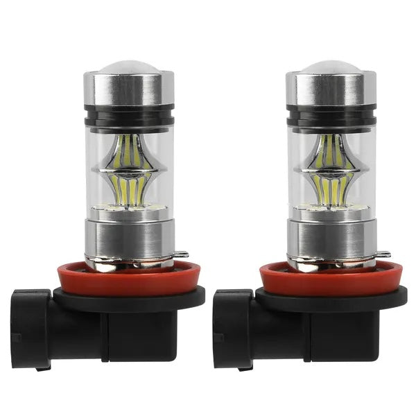 2PCS H8 H9 H11 LED Fog Light Bulbs 1000LM 6000K White