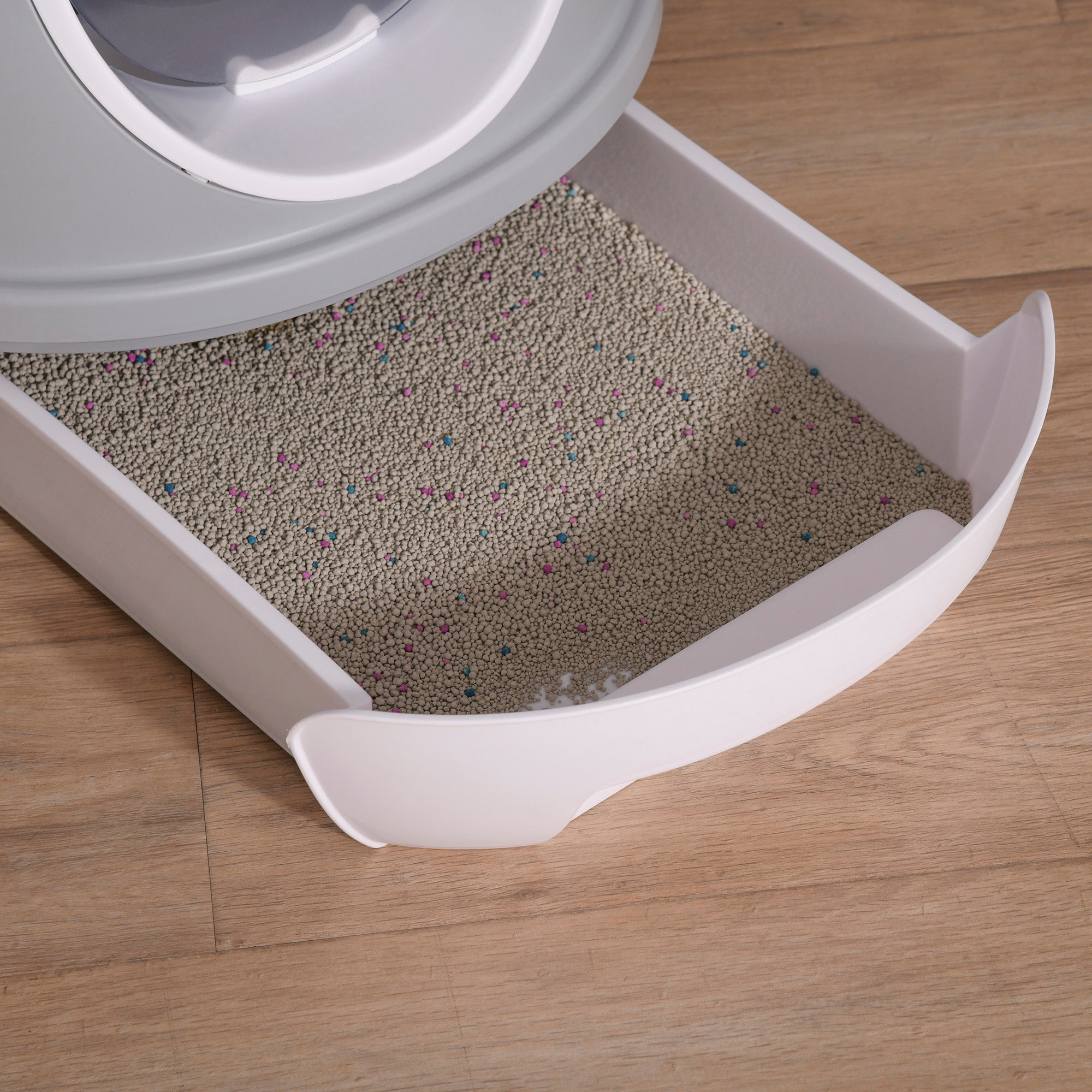 Premium Cat Litter Box Toilet with Lid for Odor Control and Privacy