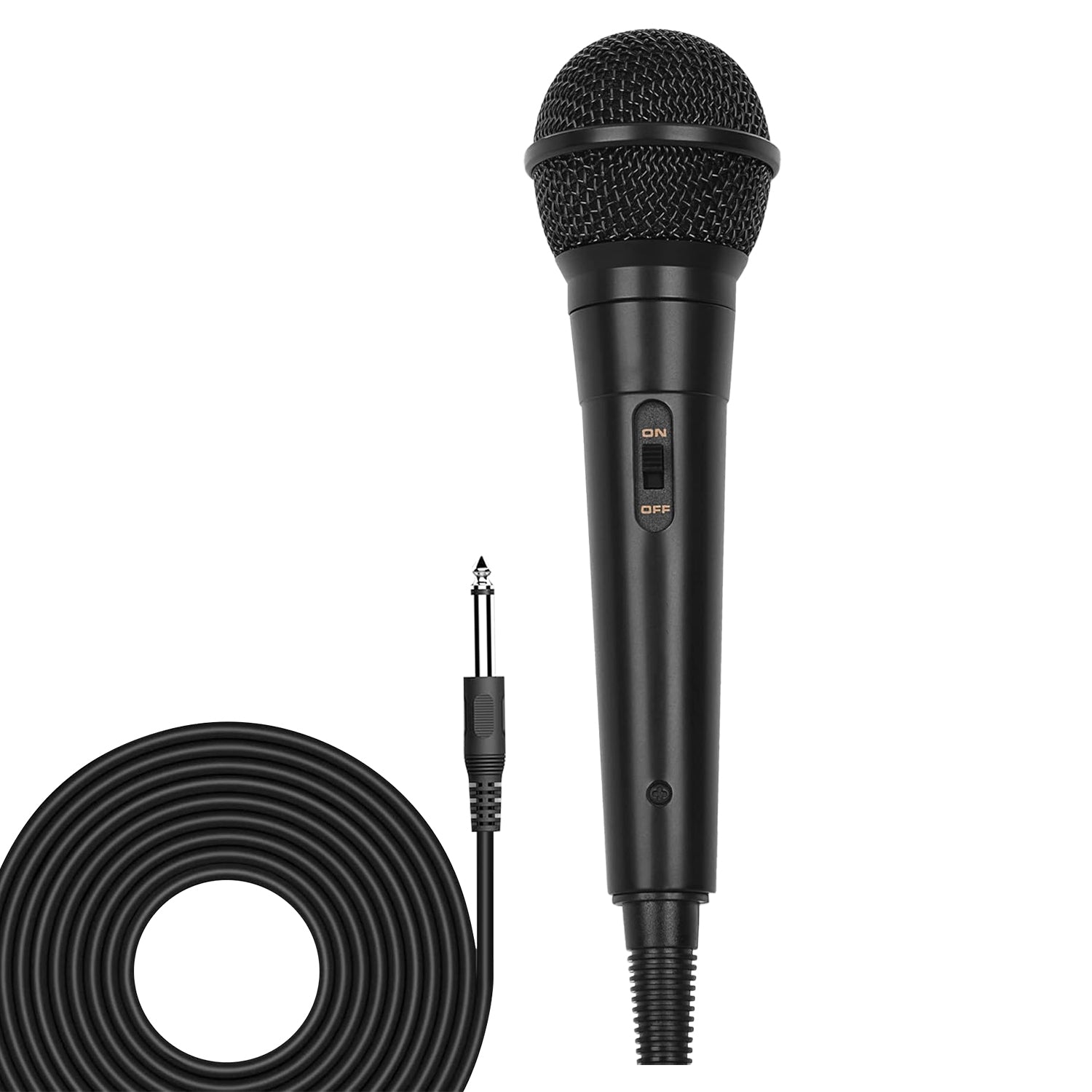 Wired Dynamic Cardioid Microphone 6.35mm Karaoke Studio Mic