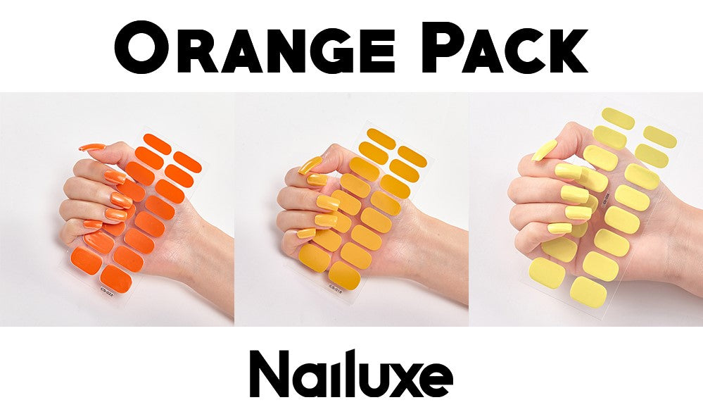 Pure Color 16PCS Nail Stickers for Easy DIY Nail Art