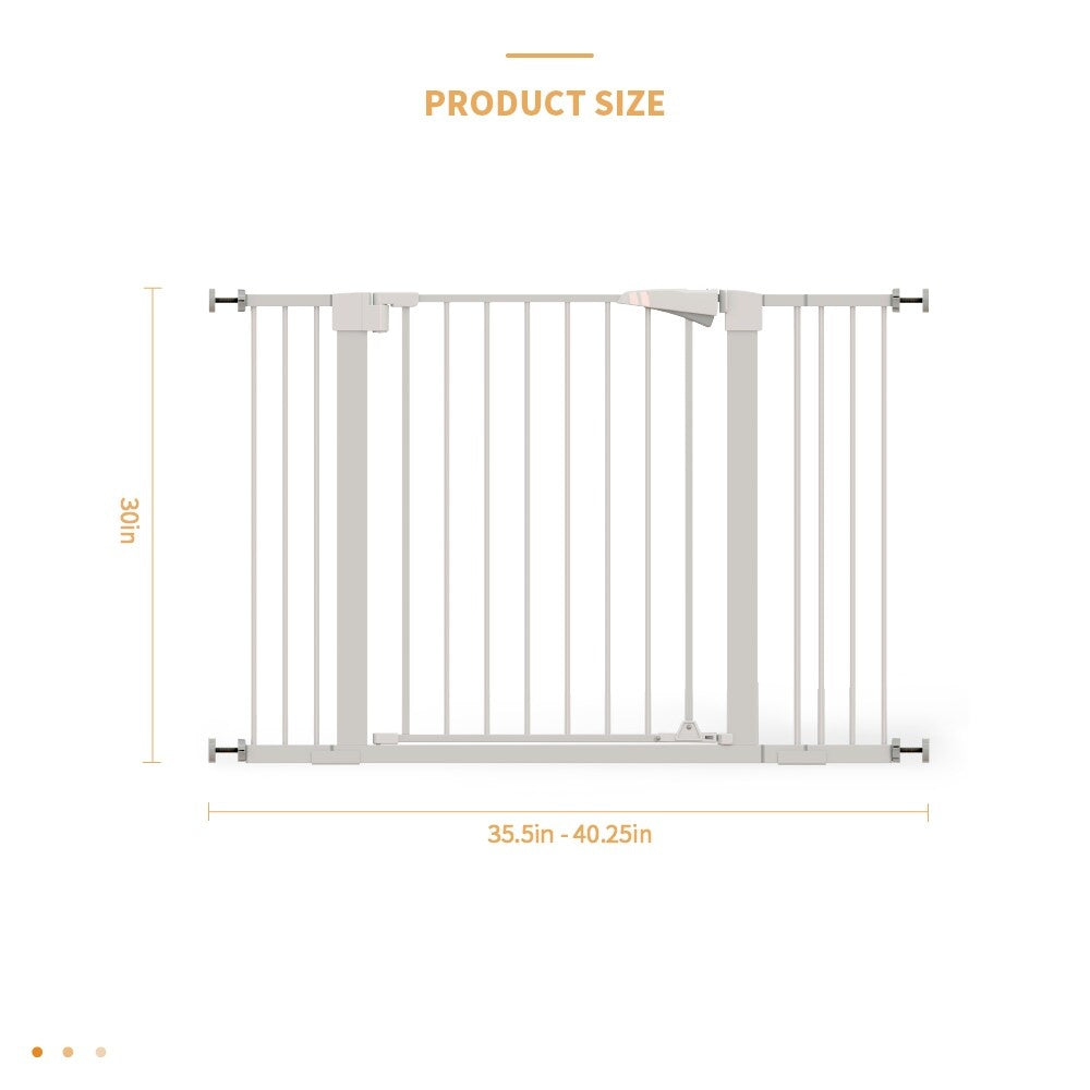 Ultimate High White Child Safety Gate with Extensions