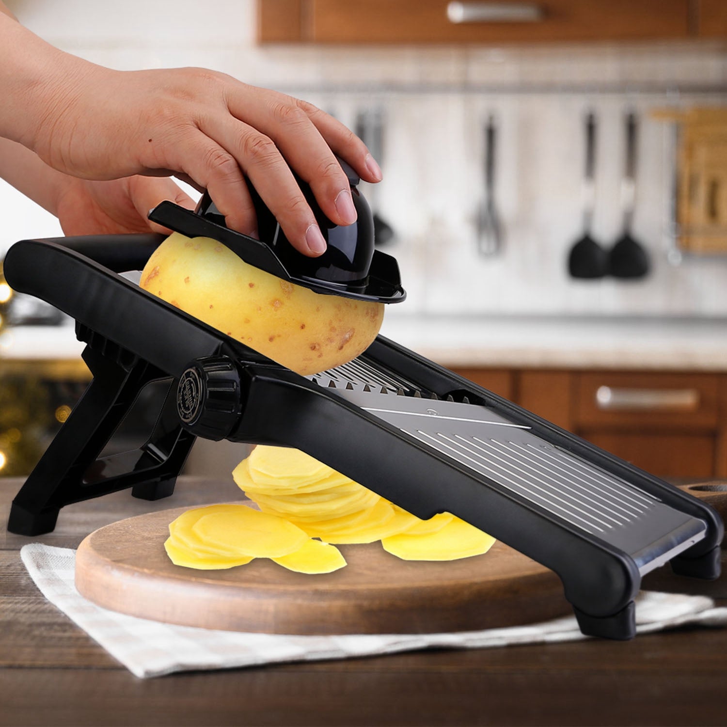 Mandoline Food Slicer Adjustable Stainless Steel Vegetable Cutter