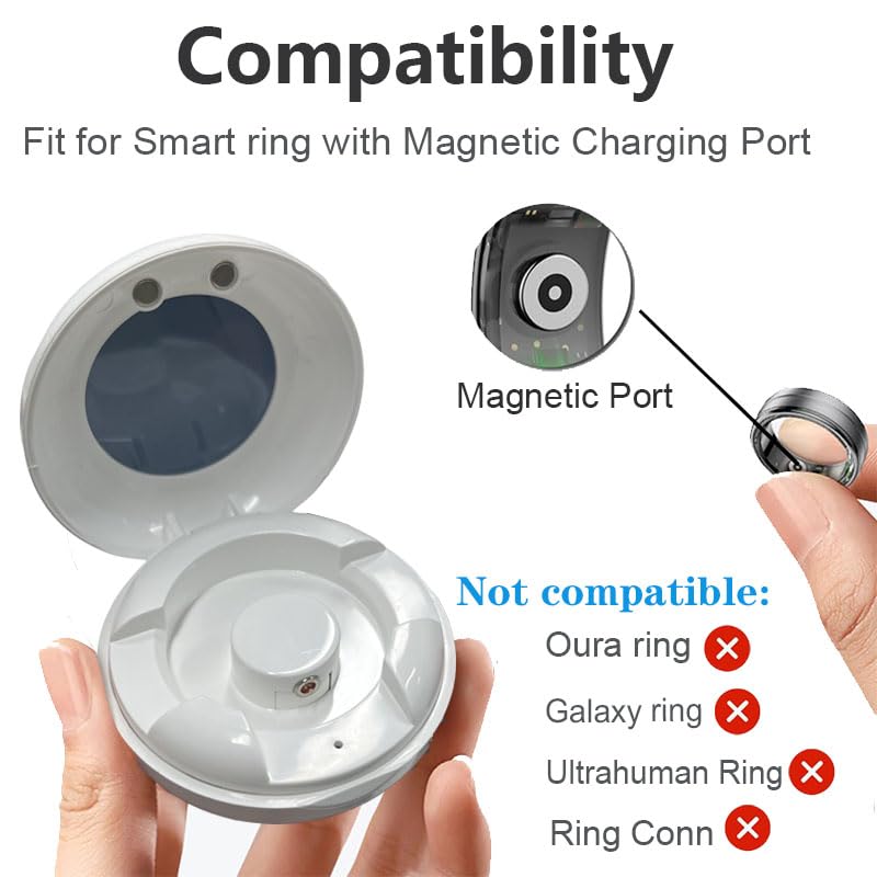 Smart Ring Charging Case Magnetic Portable Charger 200mAh COLMI