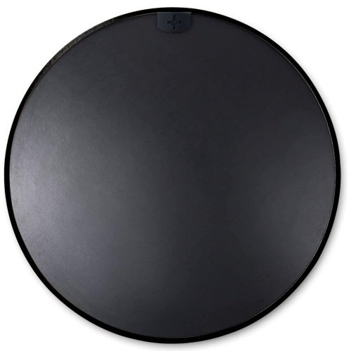 Elegant 16 Inch Black Round Bathroom Mirror Modern Wall Decor