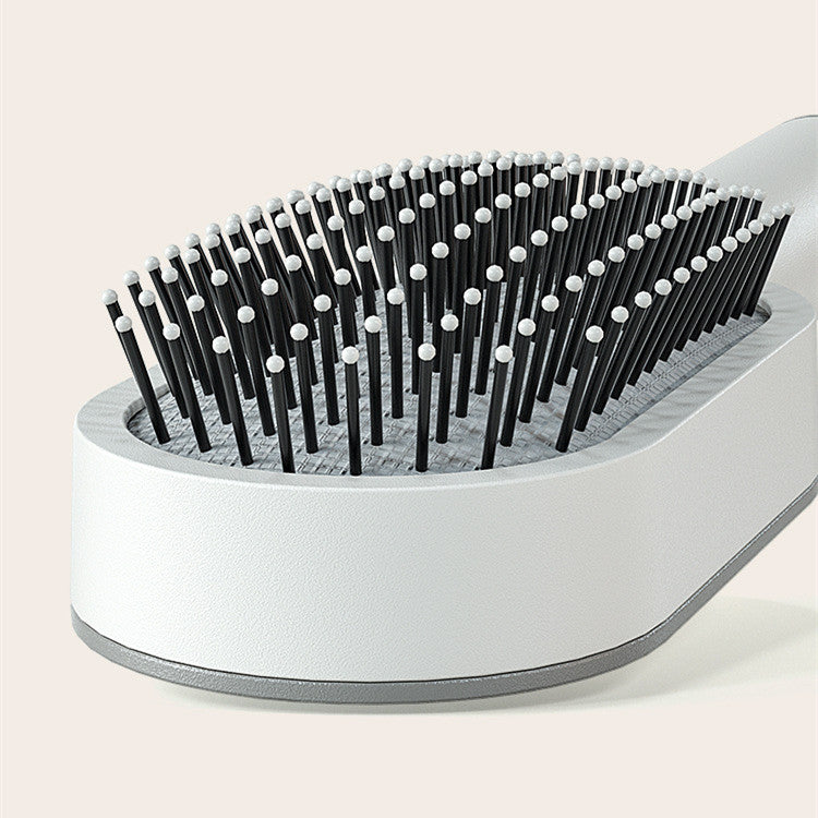 Self Cleaning Hair Brush with Scalp Massage & Detangling