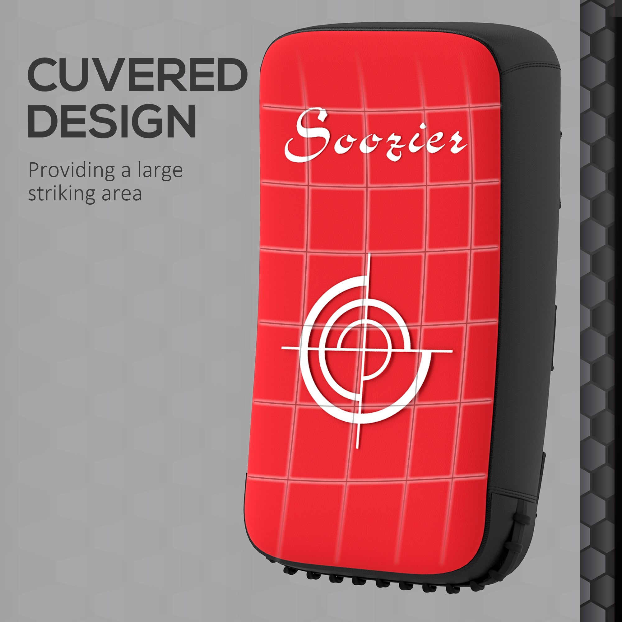 Muay Thai Kick Shield Punching Pad 16.5 Inch MMA Training Gear