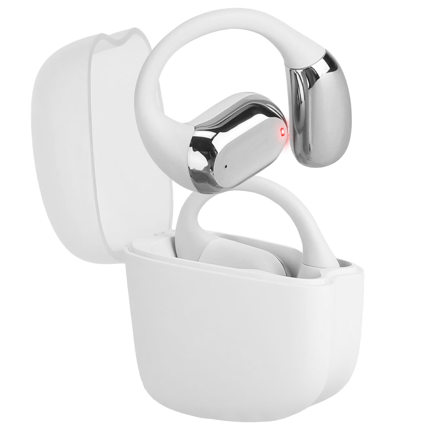 Bluetooth 5.4 Open Ear Earbuds Earhook LED Case Waterproof Sport