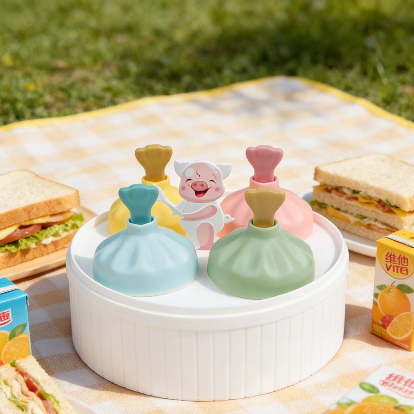 4 Grid Steamed Stuffed Bun Popsicle Maker 6335