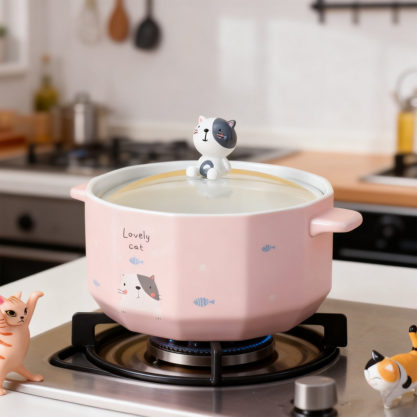 Cartoon Cat Noodles Bowl 850ML for Soup and Ramen