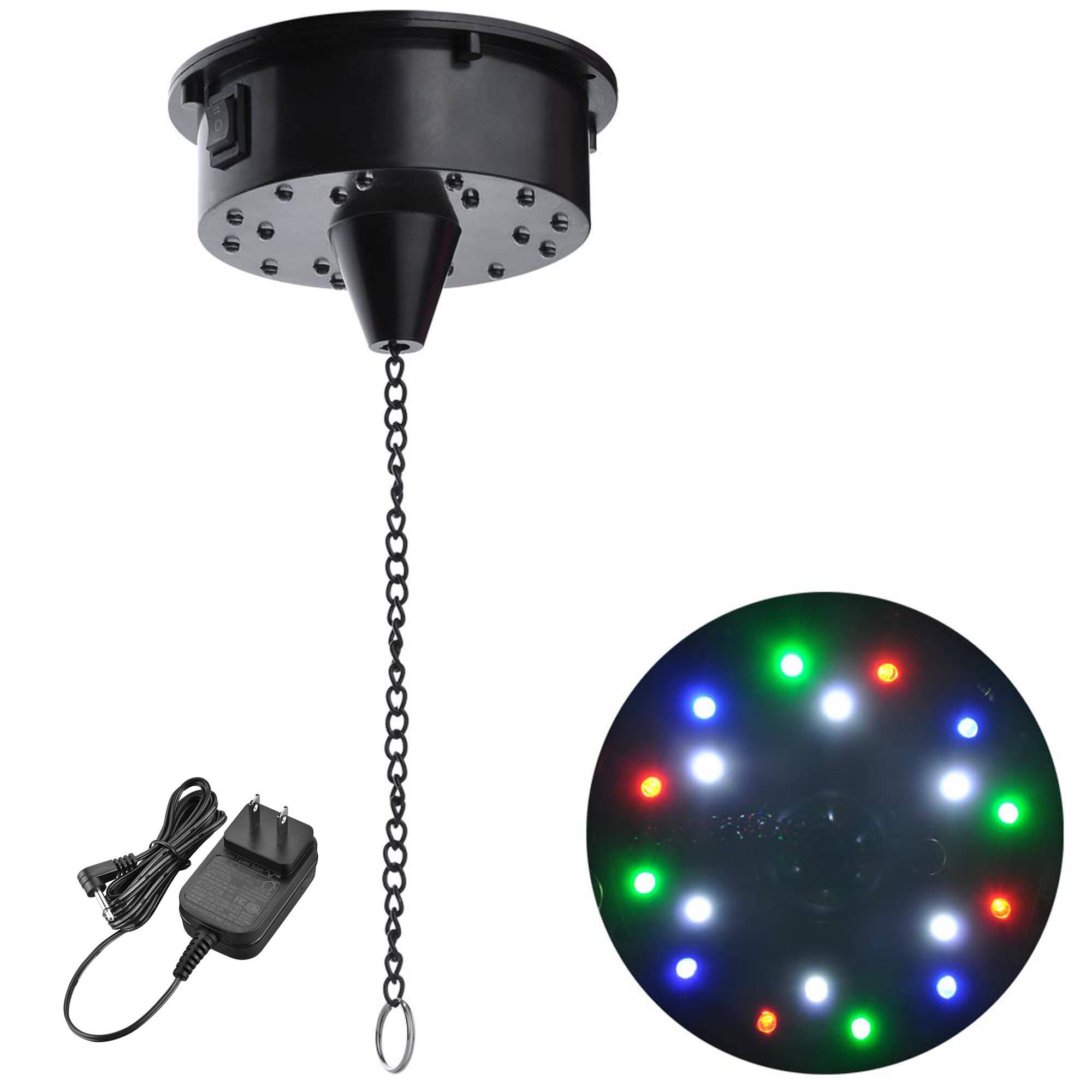 Powerful Disco Ball Motor RGB LED Rotating Light Sound Active