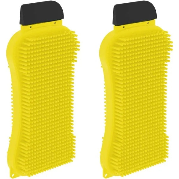 2 Pack Silicone Scrubbers All Purpose Kitchen Cleaning Brush