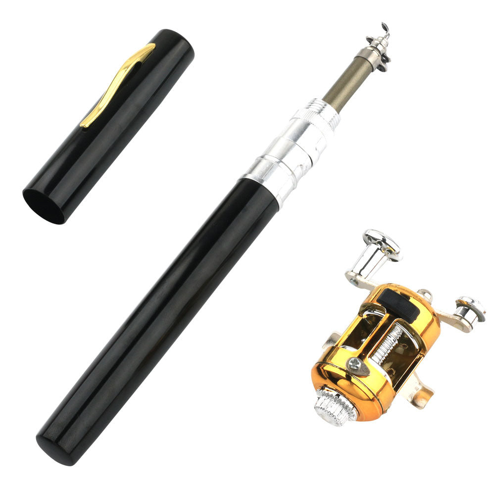 METABEST Aluminum Pen Fishing Rod Compact Pocket Travel Pole