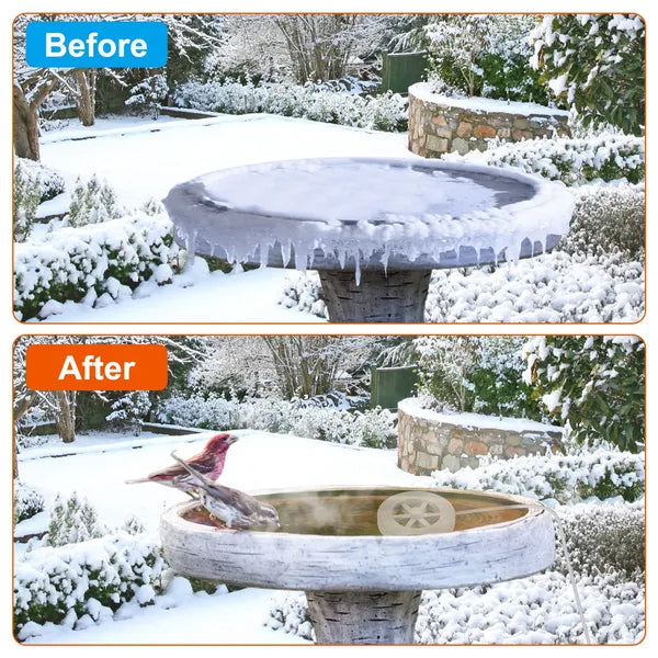 Powerful 70W Bird Bath Heater Outdoor Winter Deicer Waterproof