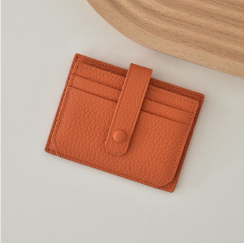 Ultra Thin Womens Card Holder Korean Style Multi Card Slot Slim Wallet