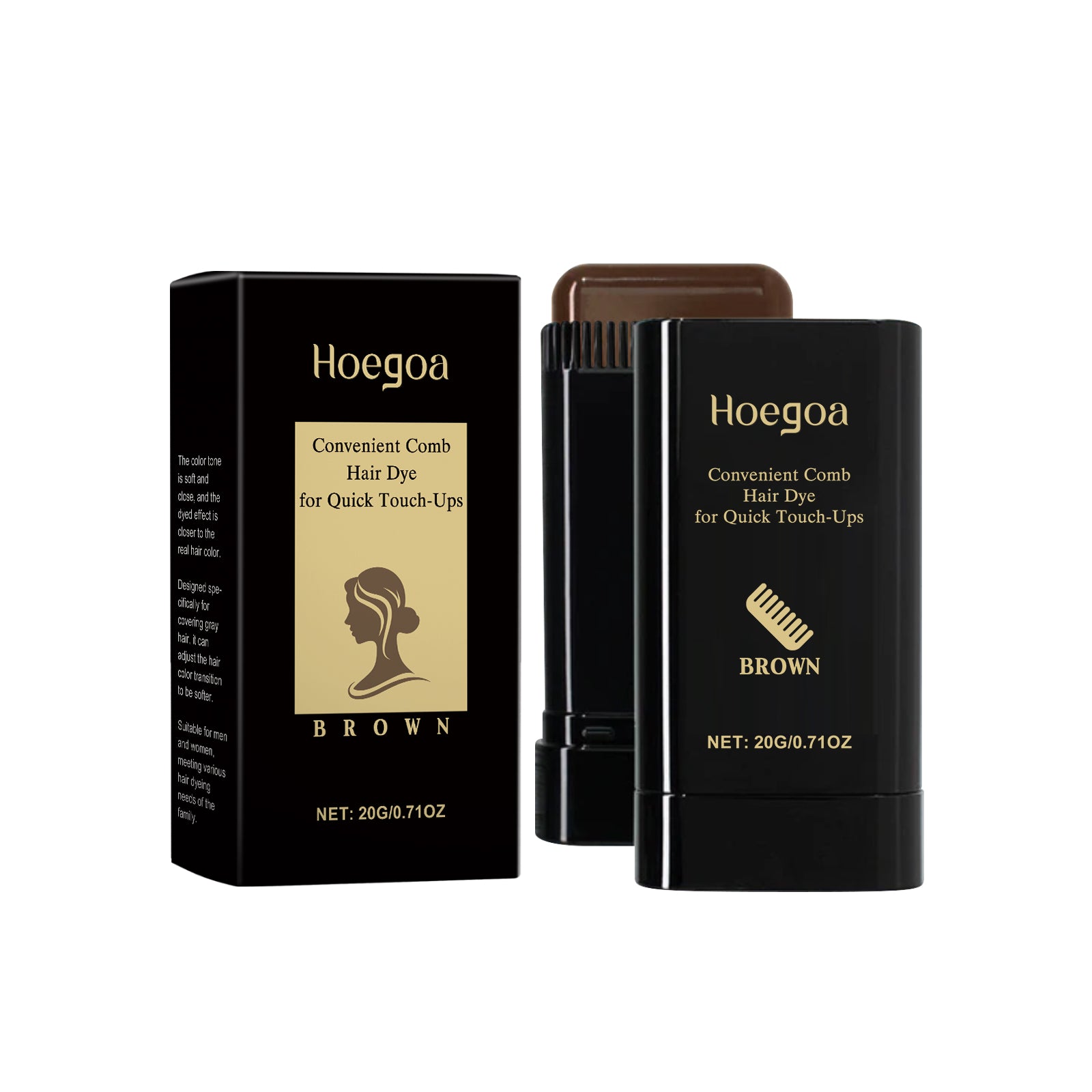 Long-Lasting Hair Color Stick for Gray Coverage & Smooth Finish