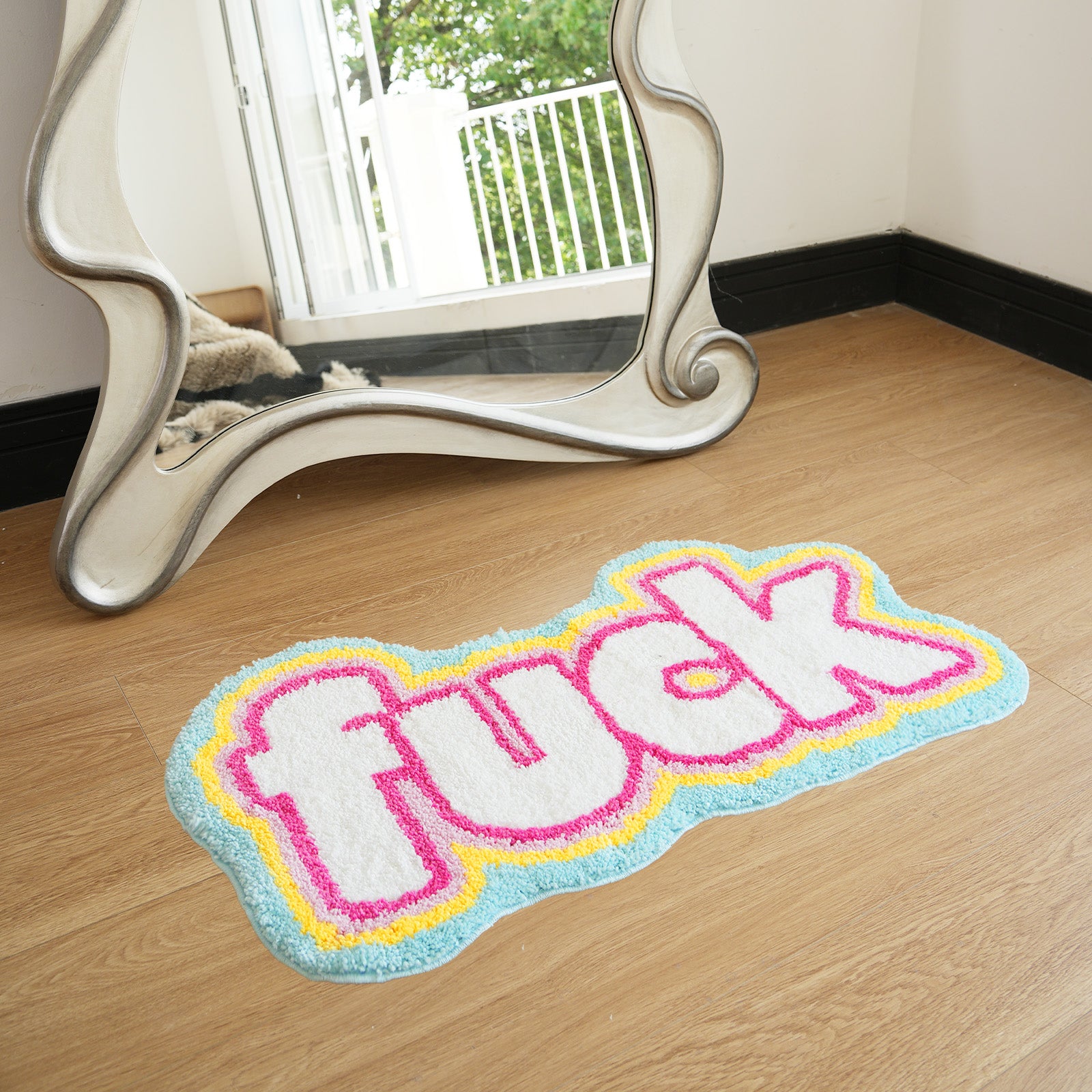 Non Slip Microfiber Bath Rug Absorbent Washable Bathroom Mat