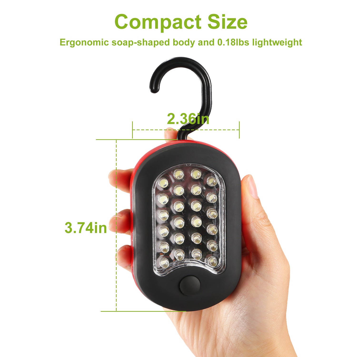 Ultra Bright Magnetic LED Work Light Portable Hook Emergency Lamp
