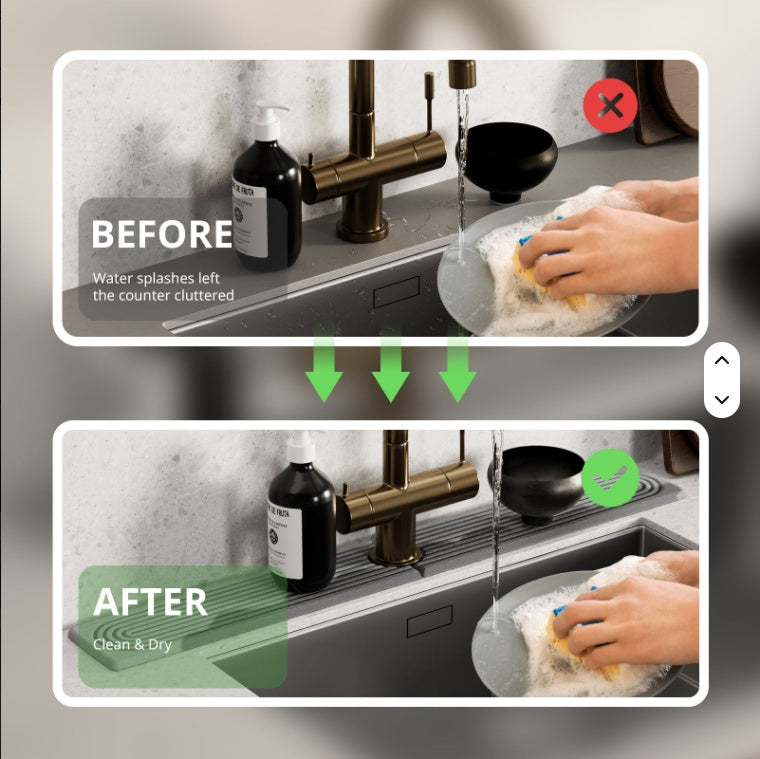 Diatomaceous Earth Sink Tray Stone Quick Dry Organizer