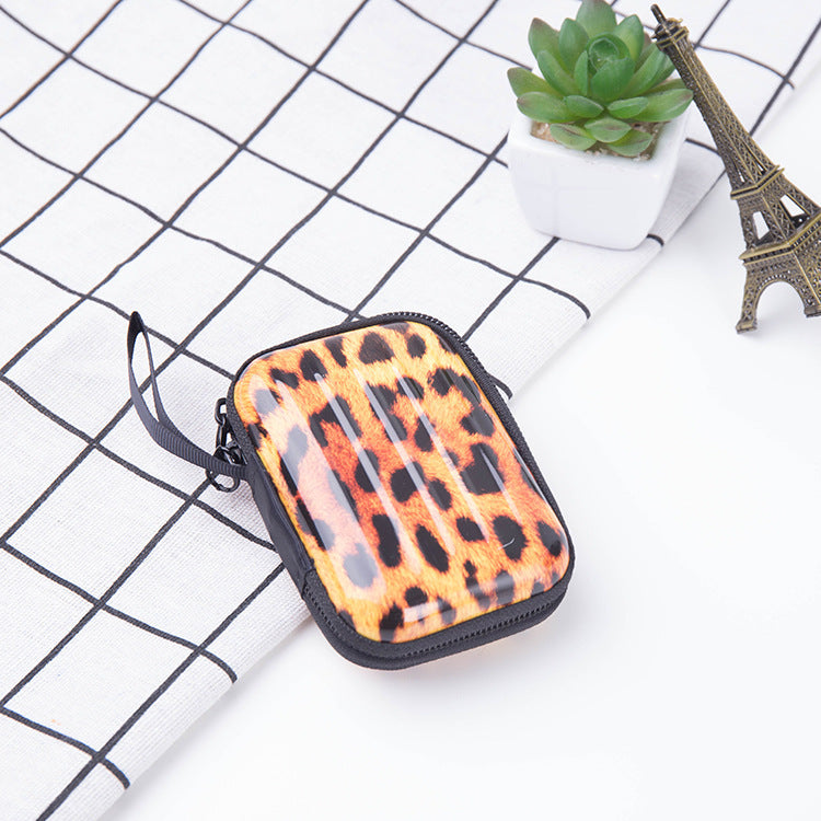 Tinplate Coin Purse Metal Mini Wallet Compact Storage Case for Coins and Keys