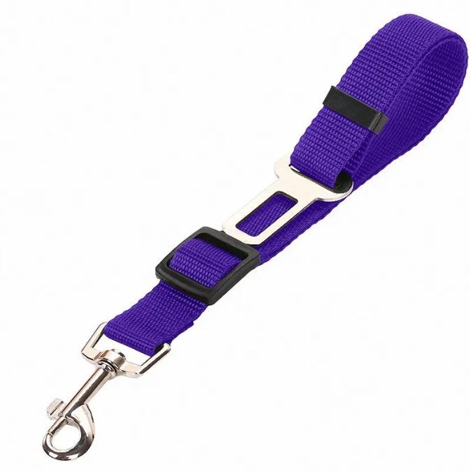 Premium Pet Car Seat Belt Adjustable Safety Leash Durable Nylon