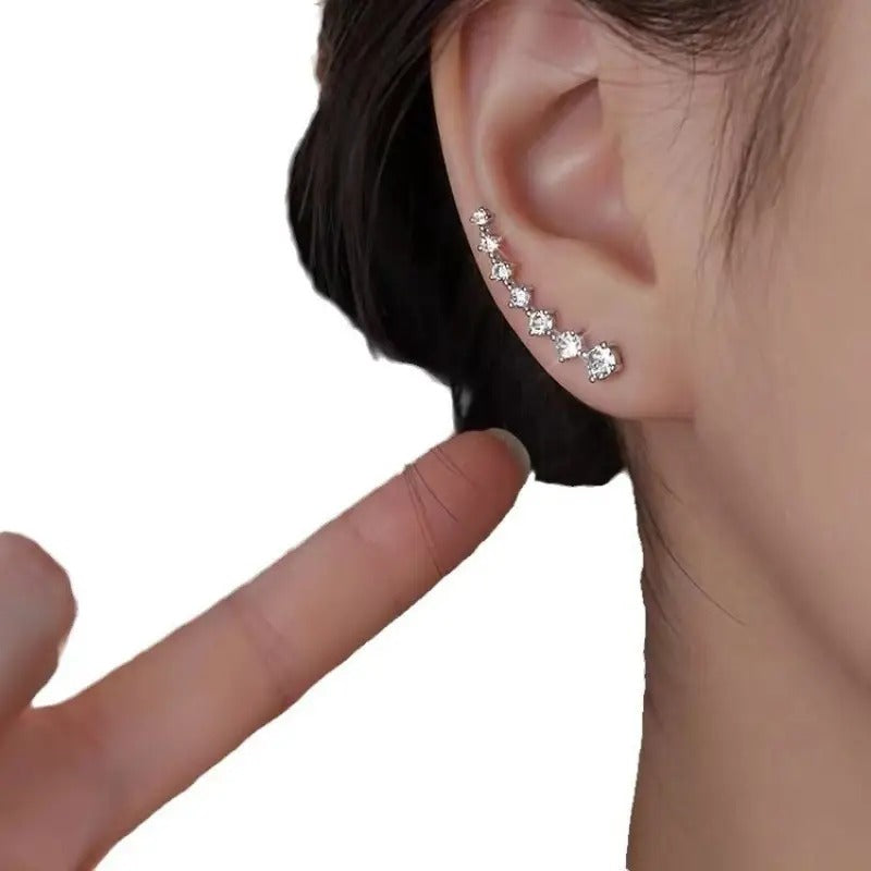 Elegant Shiny Earrings Flowing Luster Stylish Statement Jewelry