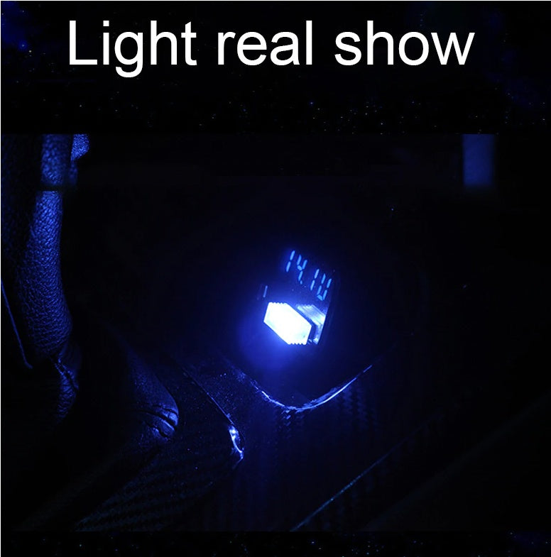 Bright Mini USB LED Car Interior Lights Blue Ambient Neon