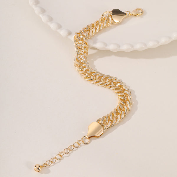 Luxury Ramadan Anklet Elegant Engraved Chain Foot Jewelry