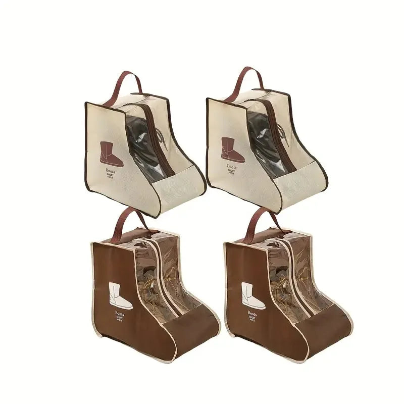 PVC Shoe Storage Bags Transparent Dustproof Travel Organizer Set