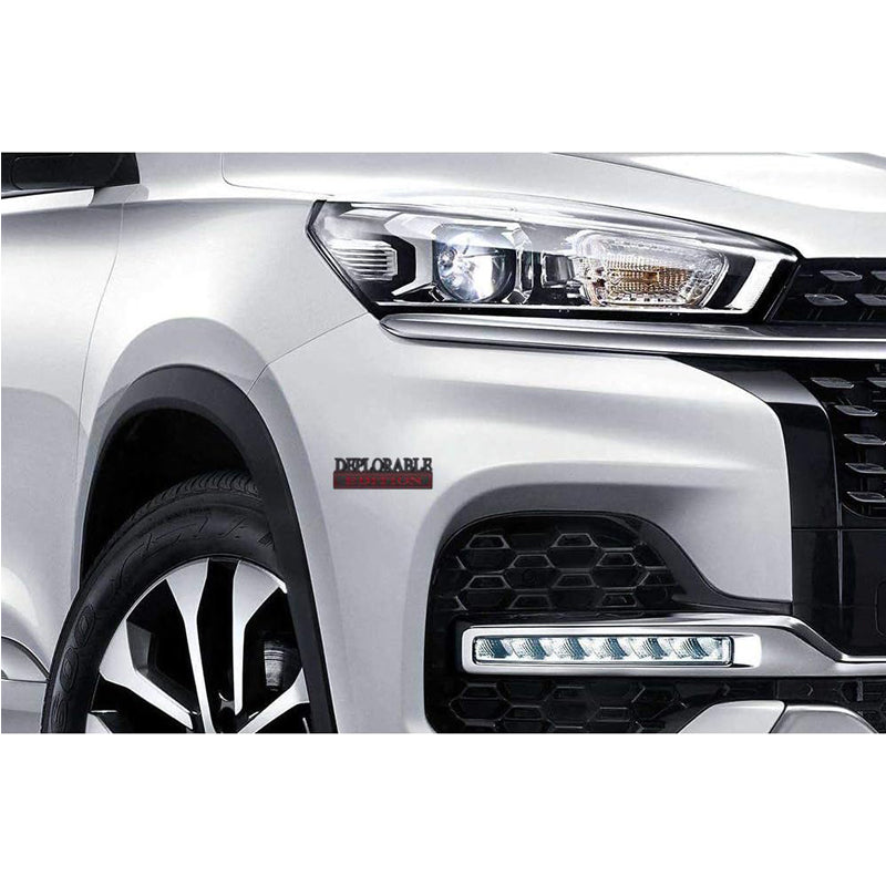 2PCS Deplorable Edition 3D Metal Car Emblem Badge Sticker