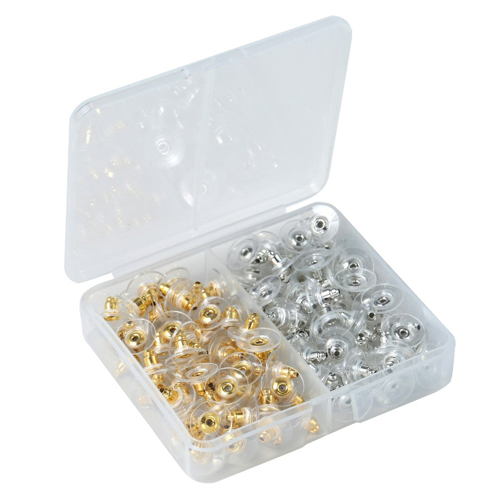 Essential 130PCS Earring Stoppers Set for Secure Jewelry Care