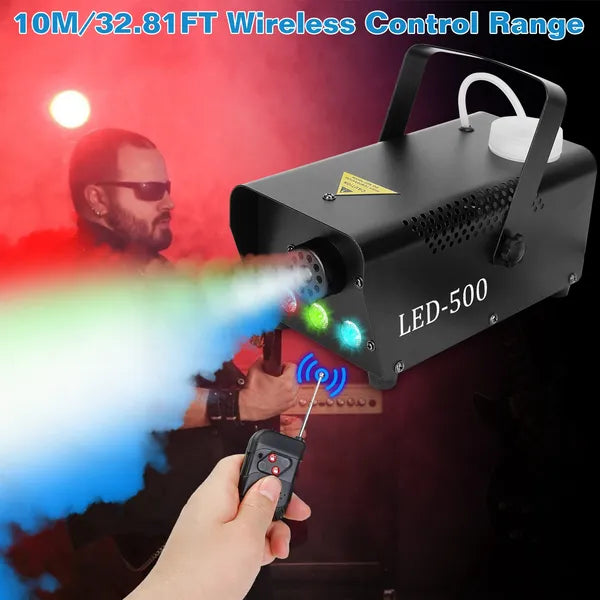 400W Fog Machine RGB LED Party Smoke Fogger