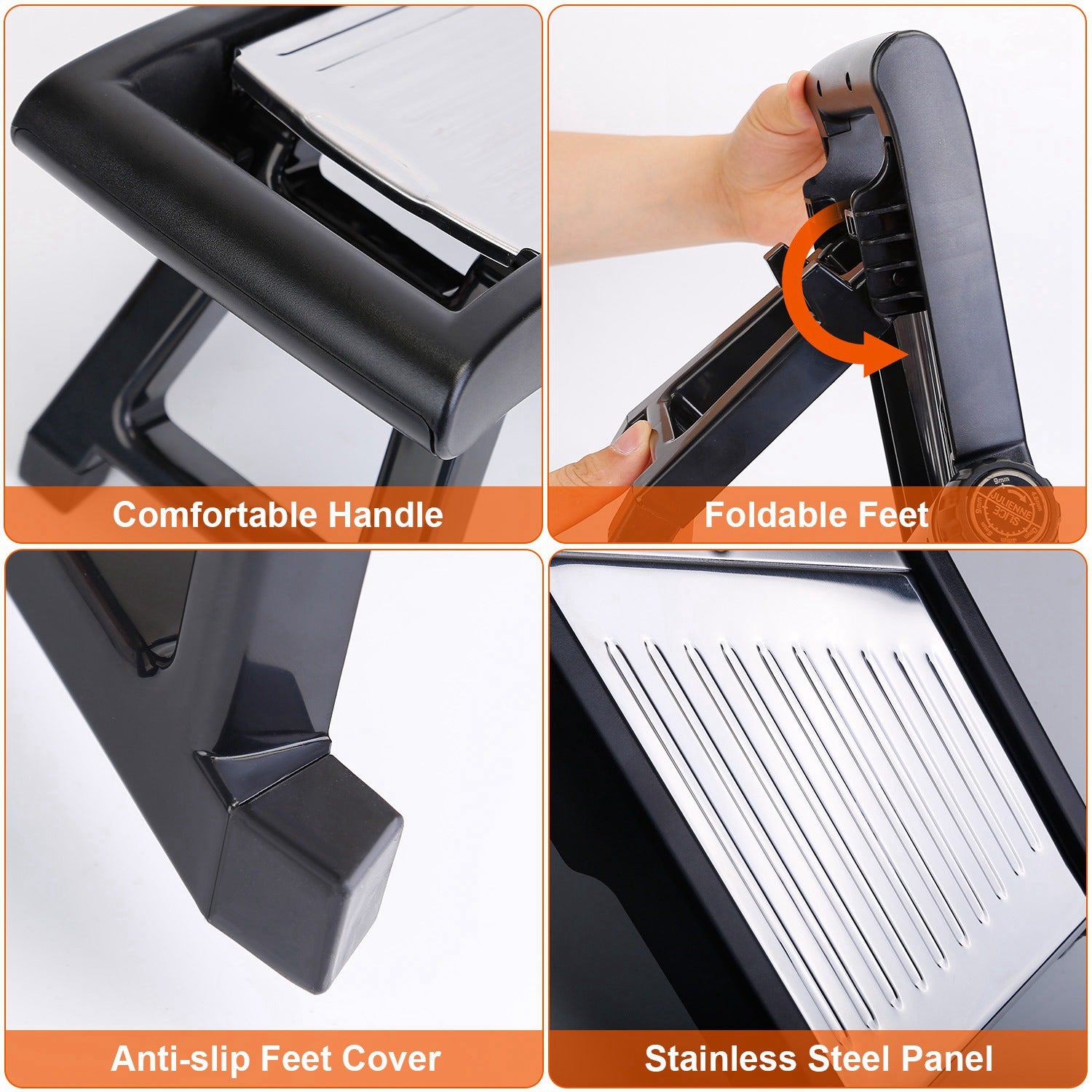 Mandoline Food Slicer Adjustable Stainless Steel Vegetable Cutter