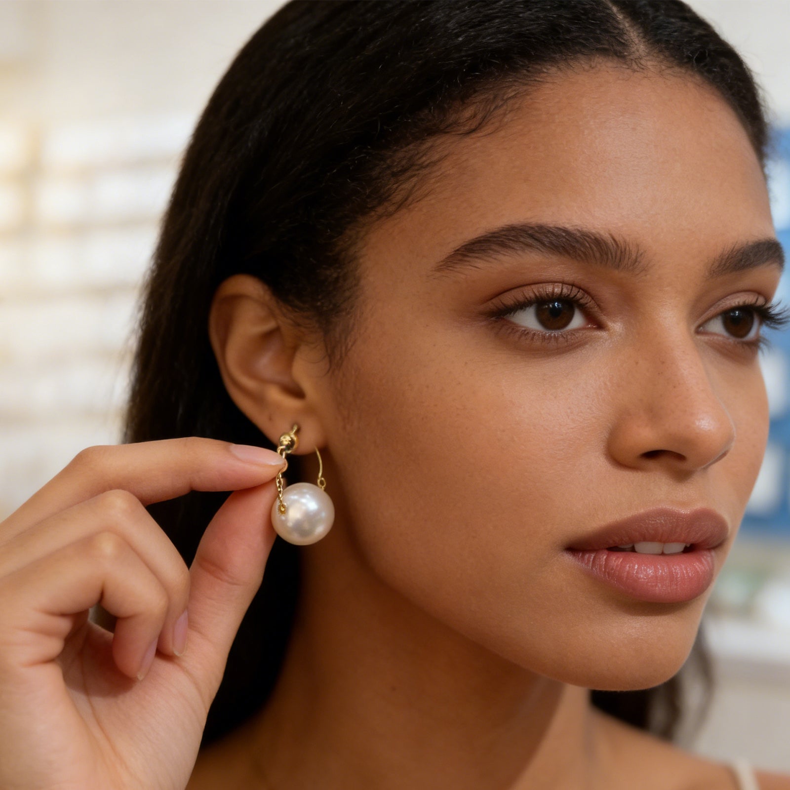 Luxury Pearl Earrings – Elegant Classic Jewelry for Women
