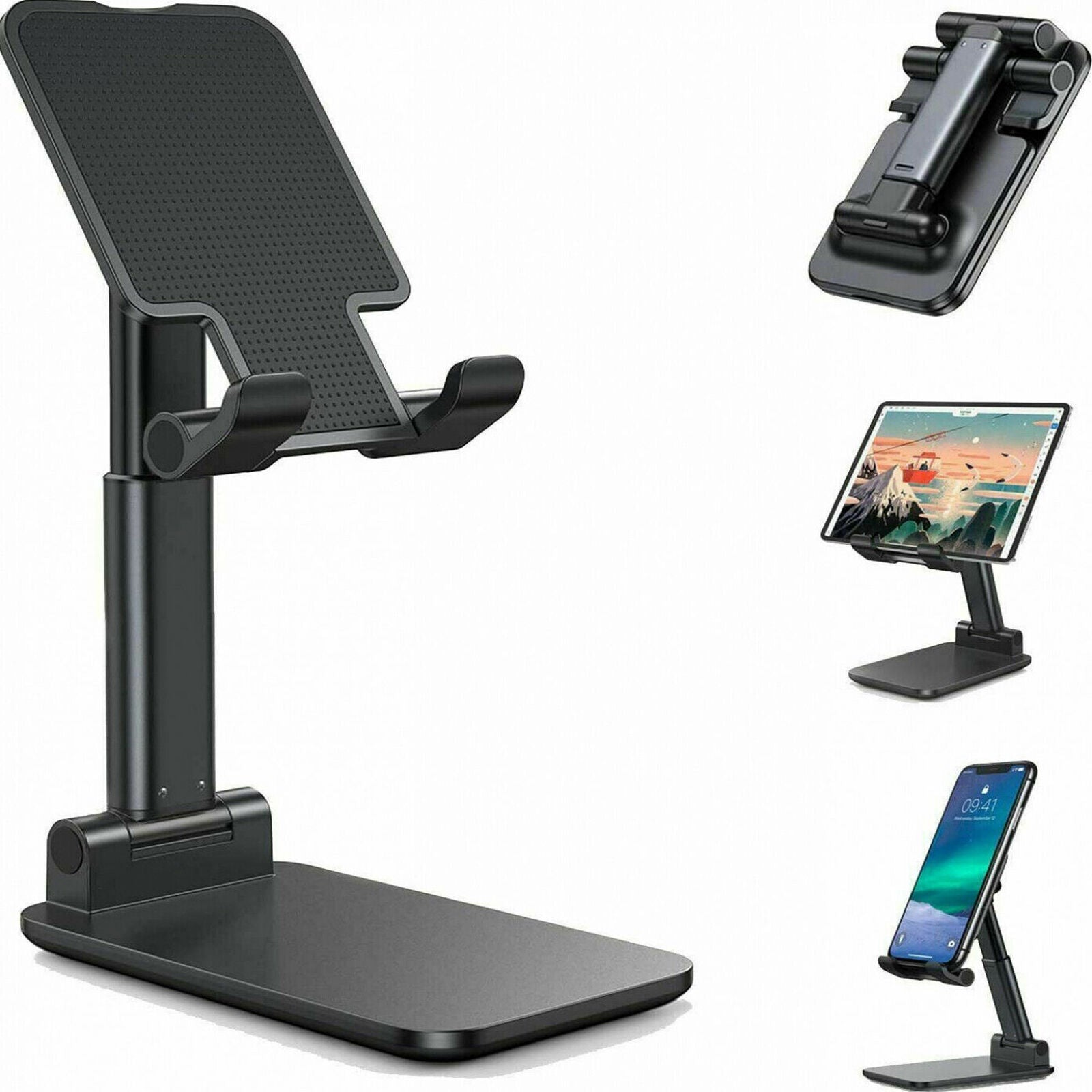 Adjustable Desktop Tablet and Mobile Phone Holder Foldable Stand