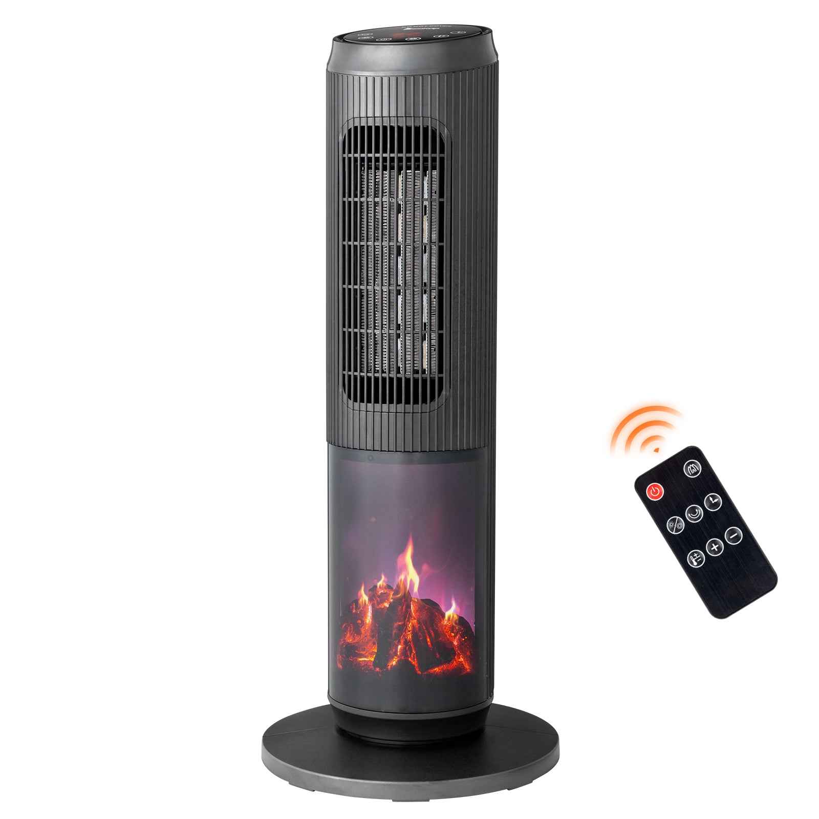 25 Inch Tower Space Heater with Remote and Oscillation