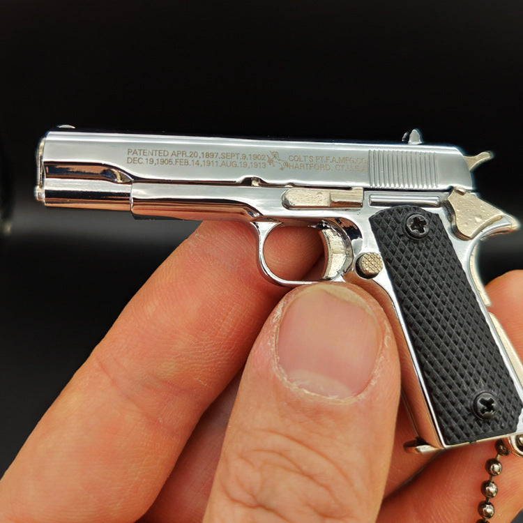 Mini Colt M1911 Pistol Keychain Replica