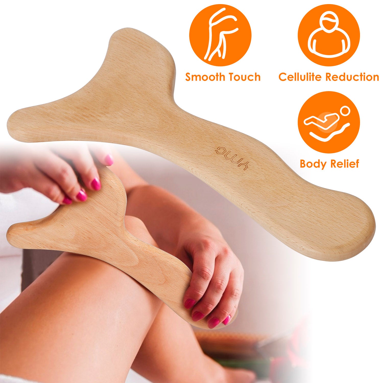 Wood Therapy Massage Tool Wooden Paddle for Body Massage Relief