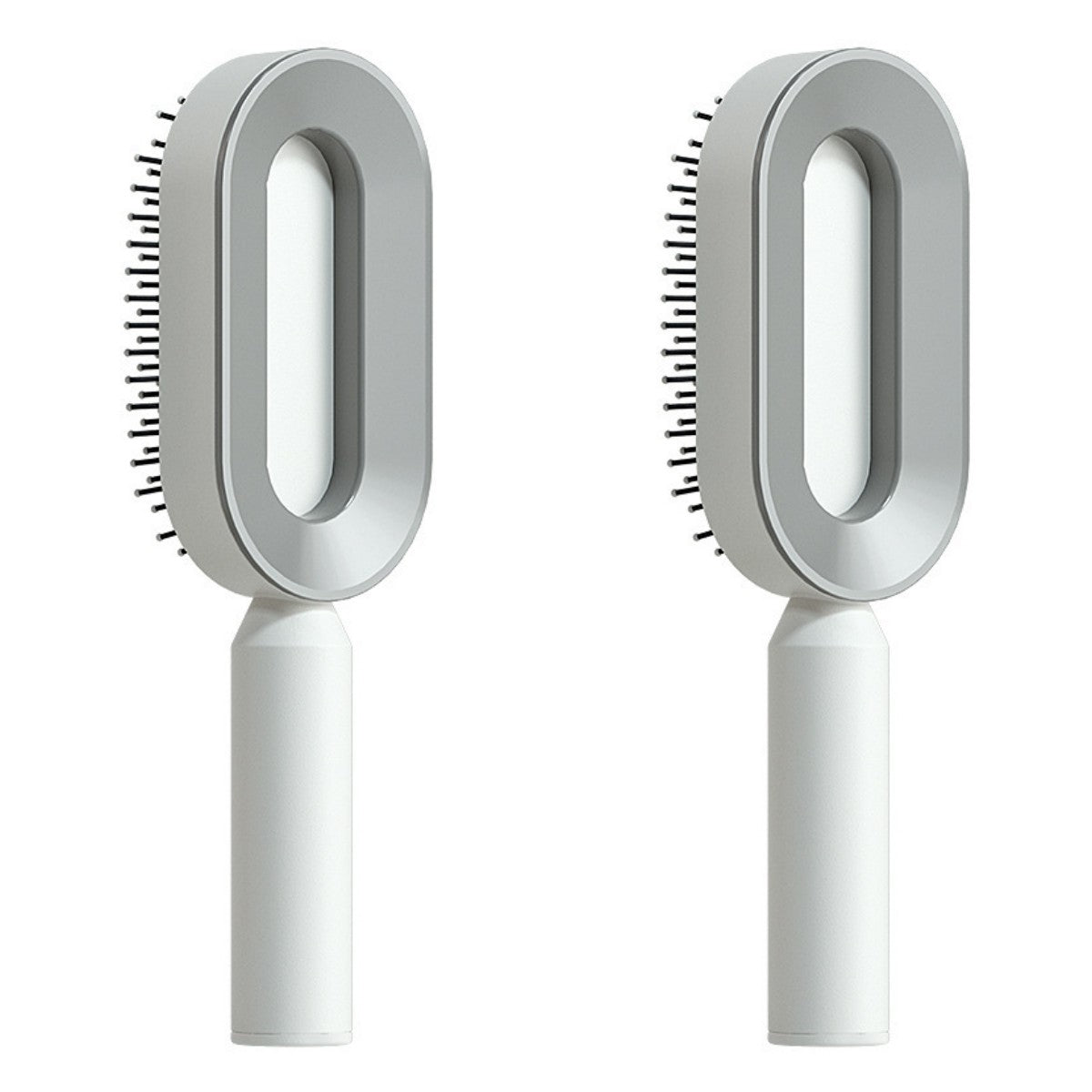 Self Cleaning Hair Brush with Scalp Massage & Detangling