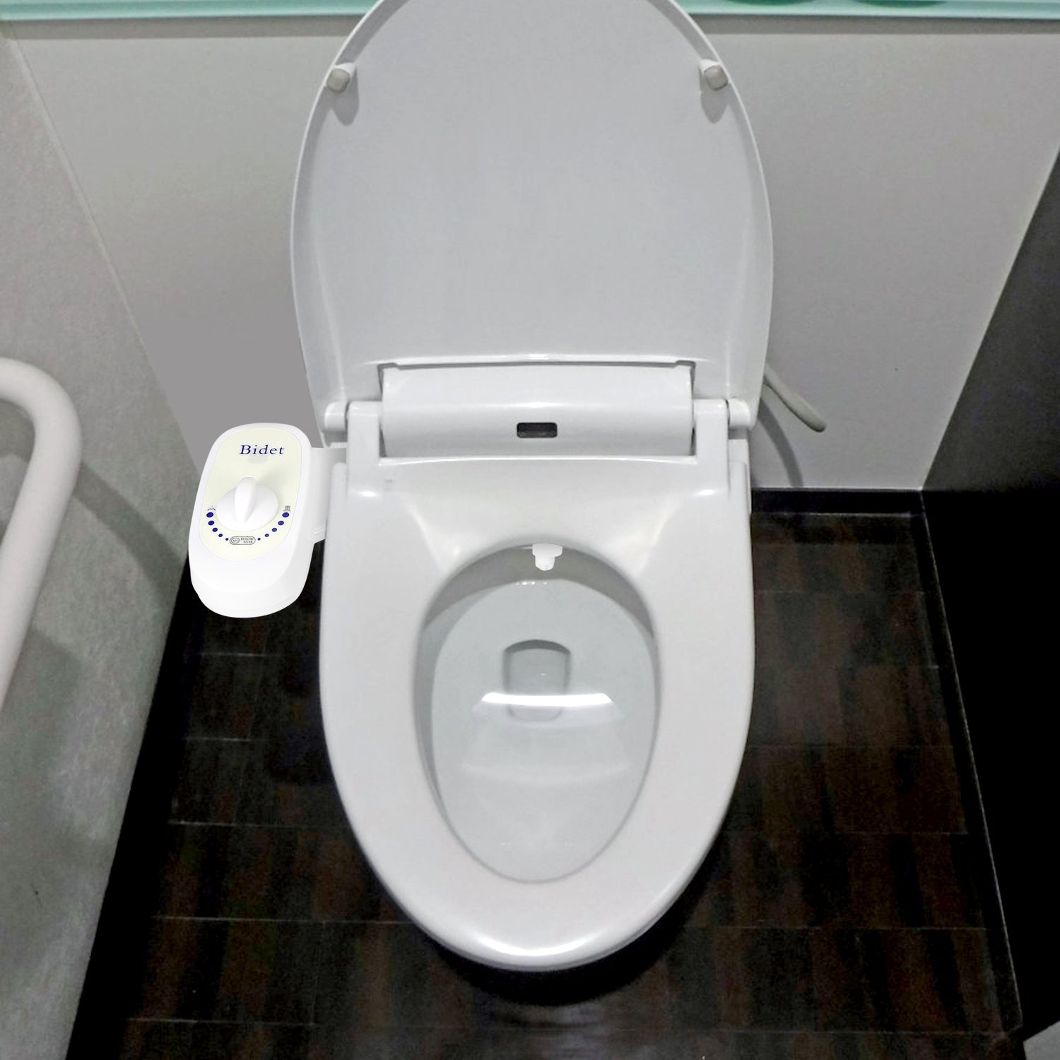 Non Electric Bidet Toilet Seat Attachment Adjustable Spray