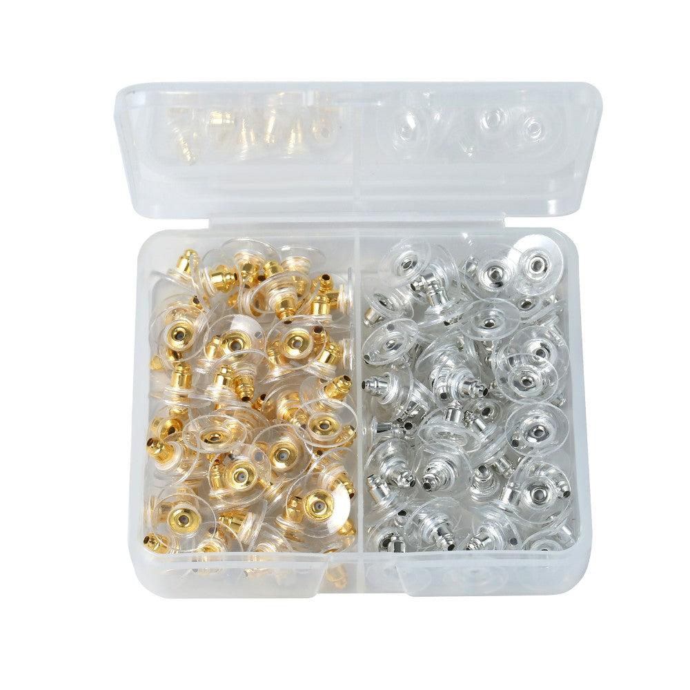 Essential 130PCS Earring Stoppers Set for Secure Jewelry Care