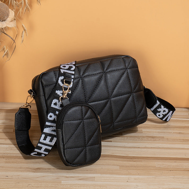 New Two Piece Set Women All Match Messenger Bag Stylish Crossbody Duo