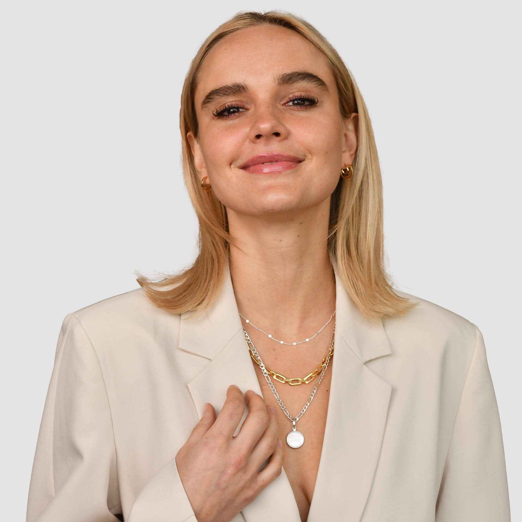 Premium Classic Gold Plated Necklace – Elegant Minimalist Chain