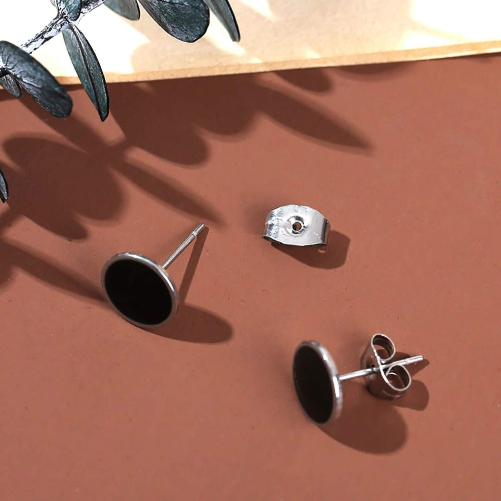 Stylish Punk Stainless Steel Earrings Unisex Party Fashion Pair