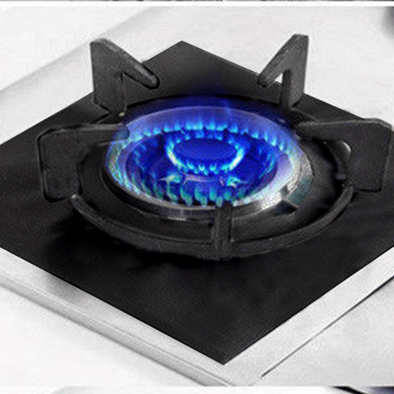 4-Pack Nonstick Stovetop Burner Protector Liners Reusable