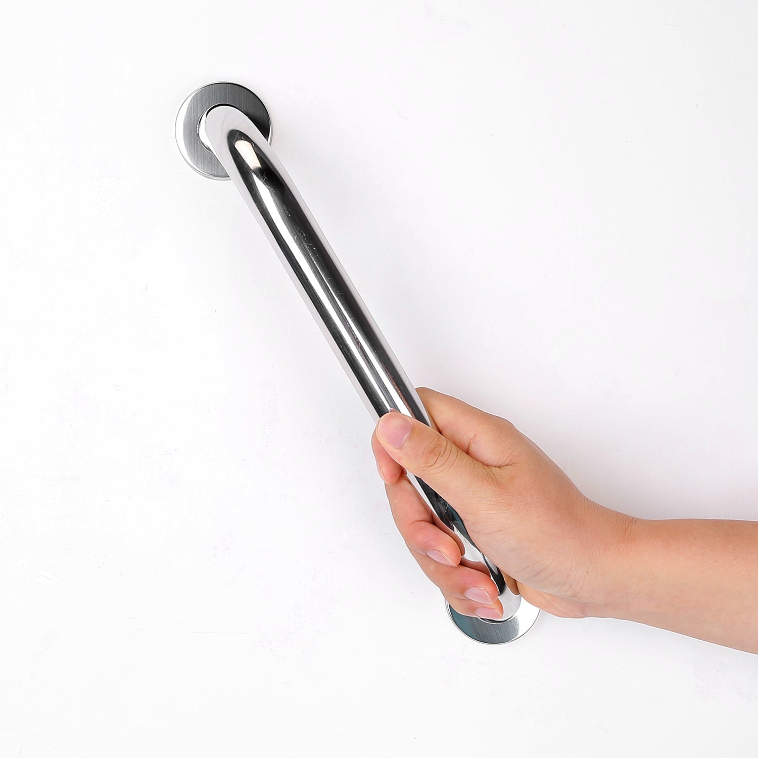2PCS Stainless Steel Bath Grab Bar 19.7in Safety Handle