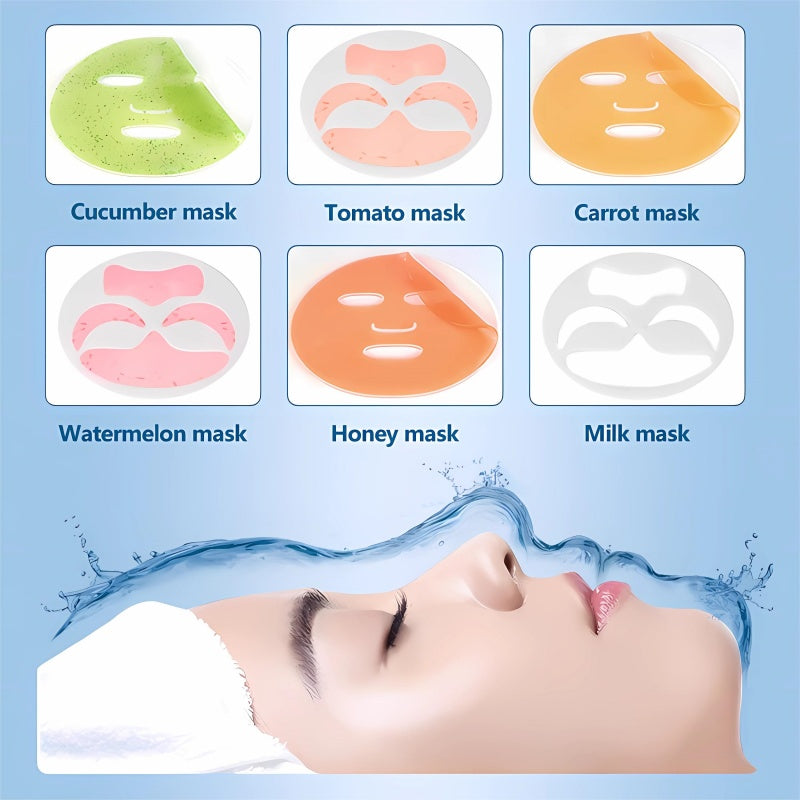 Rechargeable Mini Face Mask Machine for DIY Skincare at Home